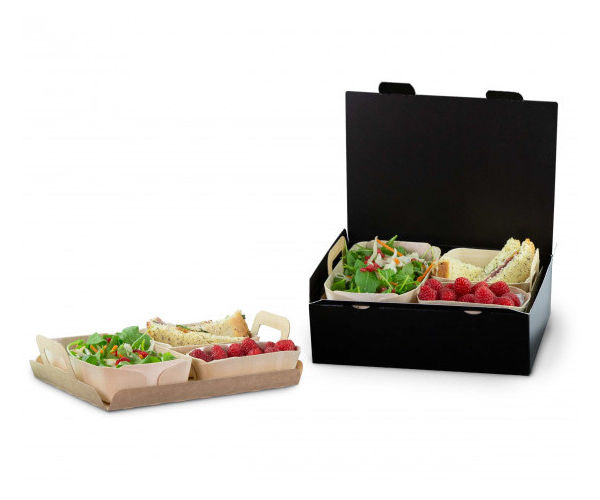 Madera Holzschale 175x110x40mm, 100 Stück