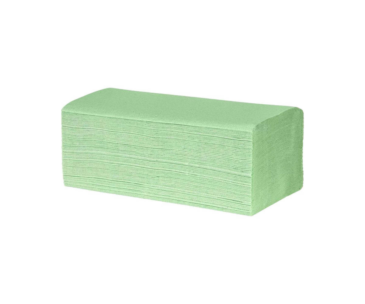 Falthandtücher Green Hygiene FALK grün, 1-Lagig, Z-Falz 25x23cm, 5000 Blatt/VE