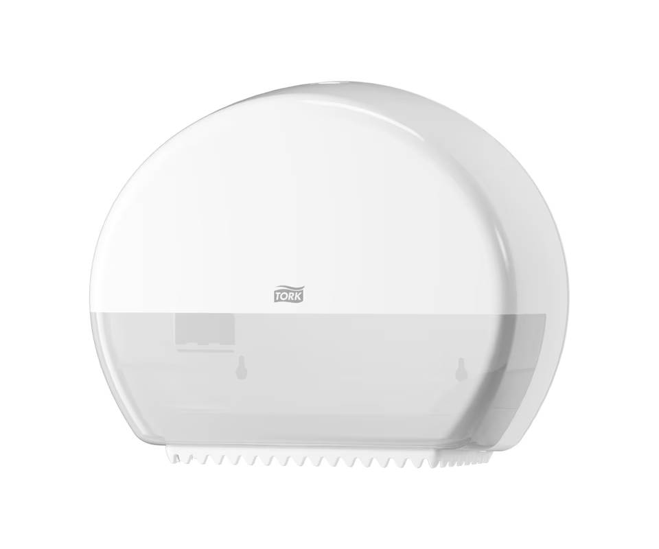 Tork Spender Mini Jumbo Toilettenpapier Weiß T2 – 555000, 1 Stück
