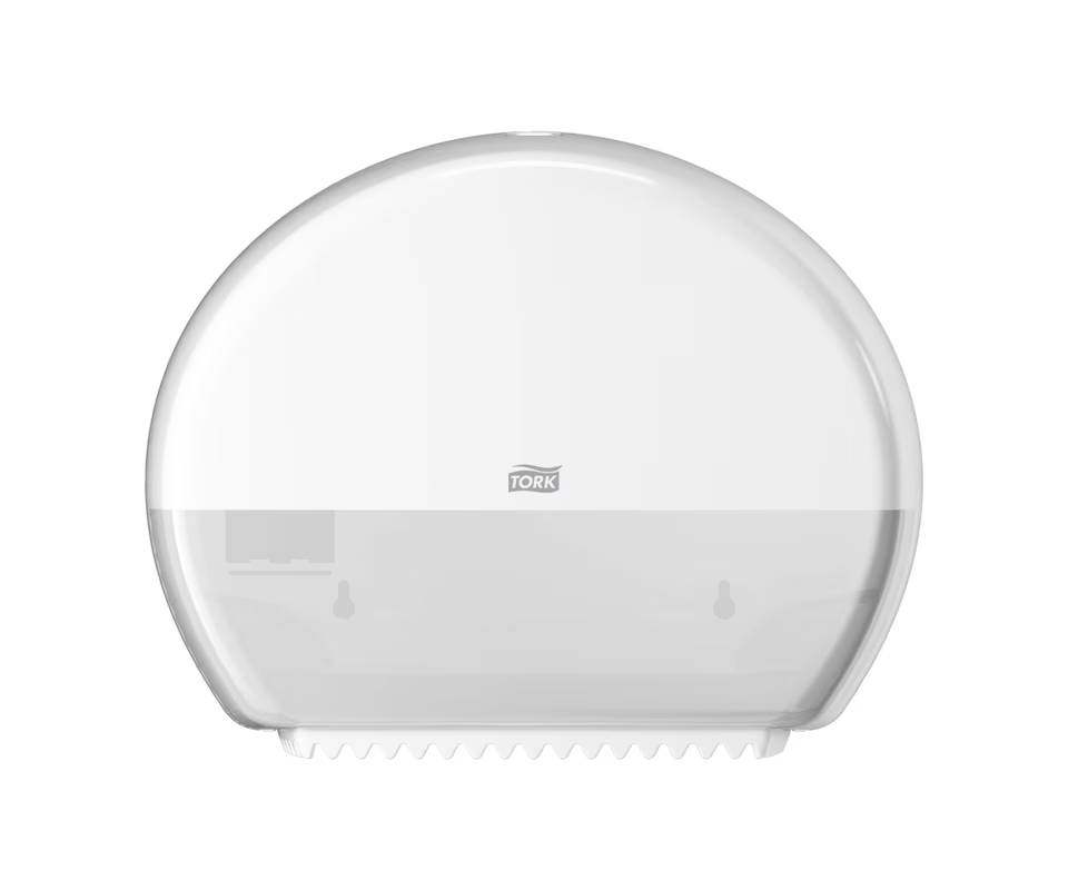 Tork Spender Mini Jumbo Toilettenpapier Weiß T2 – 555000, 1 Stück