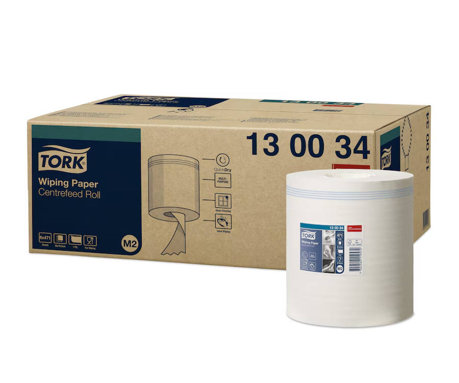 Tork Premium Midirolle, weiß, 1-lagig, Innenabrollung, 6 Rollen/VE