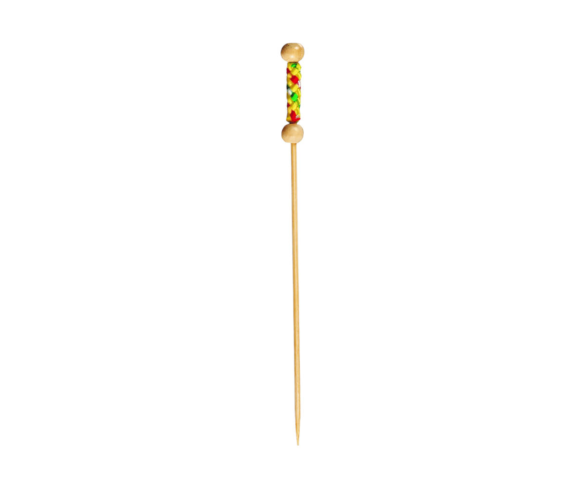 Bambusspieße "Perle" gelb 120mm, 200 Stück
