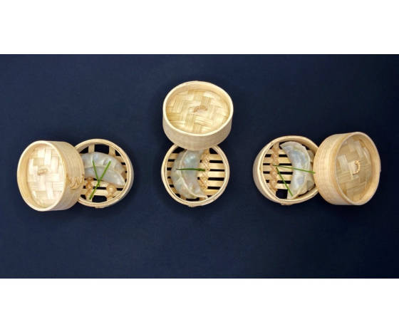 Bambusdeckel Ø 80 mm, 50 Stück