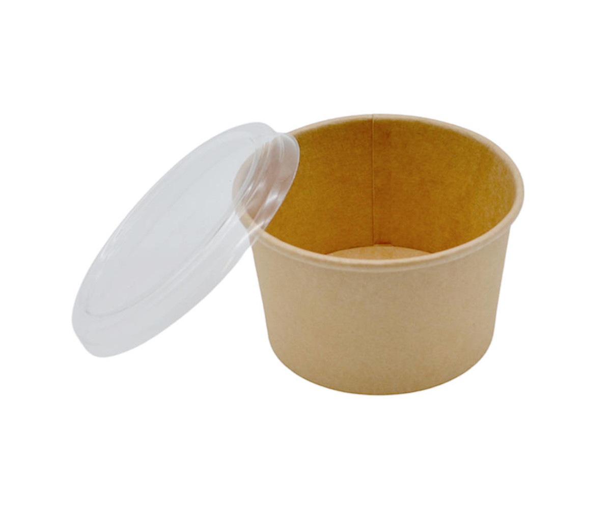 rPET-Flachdeckel für Dressingbecher Ø 85 mm  20x50 Stück