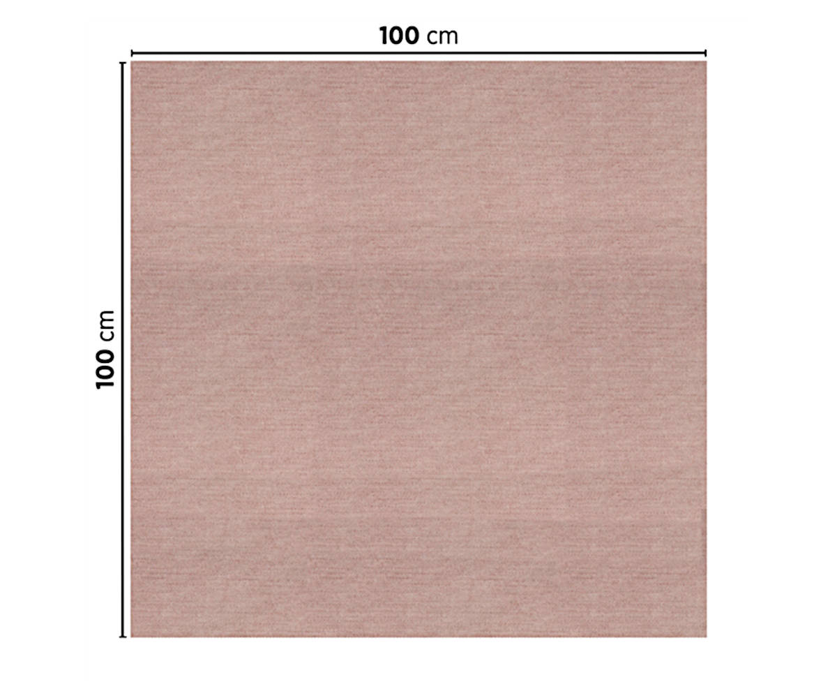 Tischdecke "Like Linen" chocolate 100x100 cm, 10x20 Stück