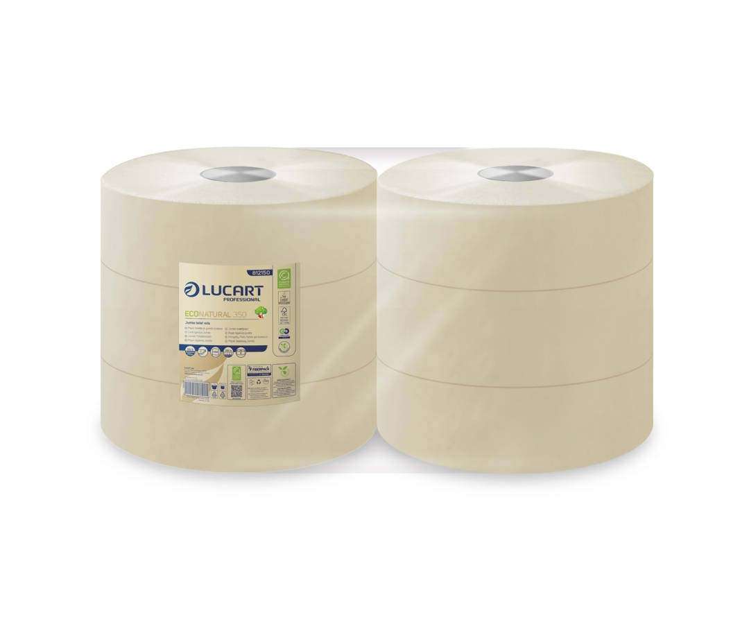 ECO Natural Toilettenpapier 350 Jumborolle  6Rll./Pack