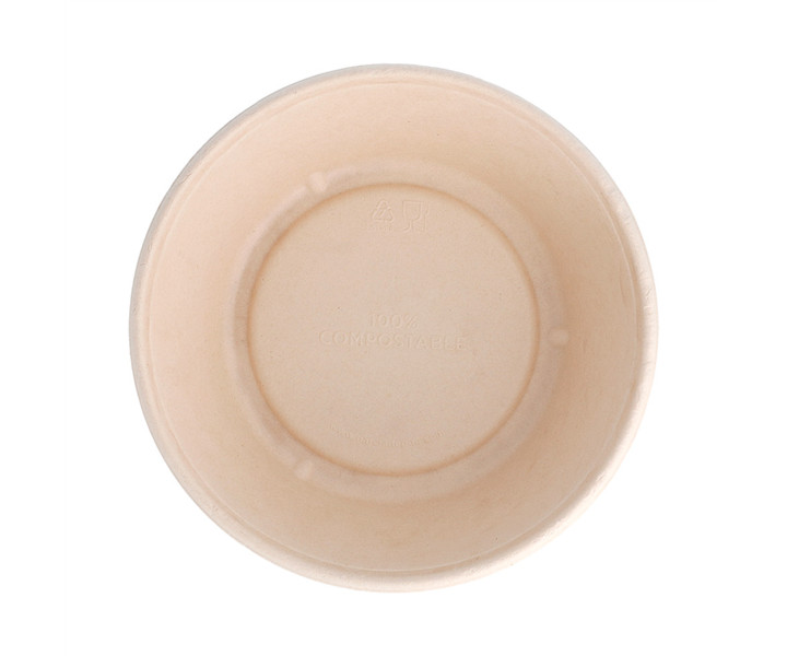 Salatschale Bagasse braun 900ml, 4x50 Stück