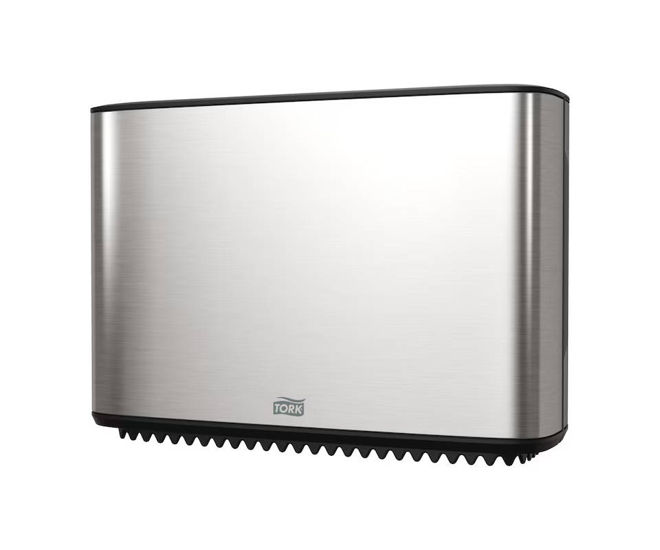 Tork Spender Mini Jumbo Toilettenpapier Edelstahl T2 – 460006, 1 Stück/VE