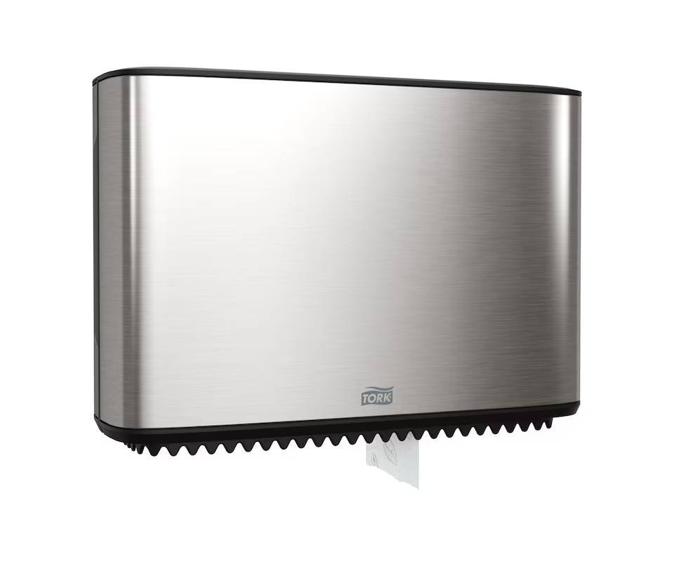 Tork Spender Mini Jumbo Toilettenpapier Edelstahl T2 – 460006, 1 Stück/VE