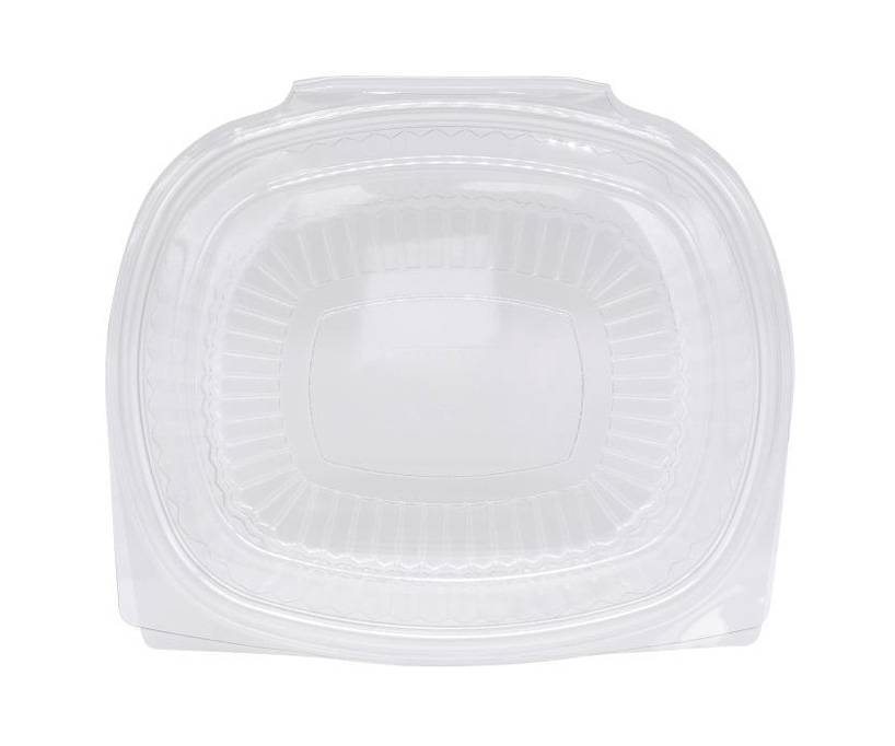 Ovale PET-Klappschale OVALY mit anhängendem Deckel 1500ml, 200 Stück