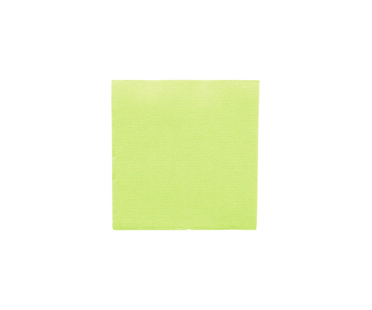 Farbserviette "Doublepoint" anisgrün 20x20cm 1/4 Falz 2400 Stück