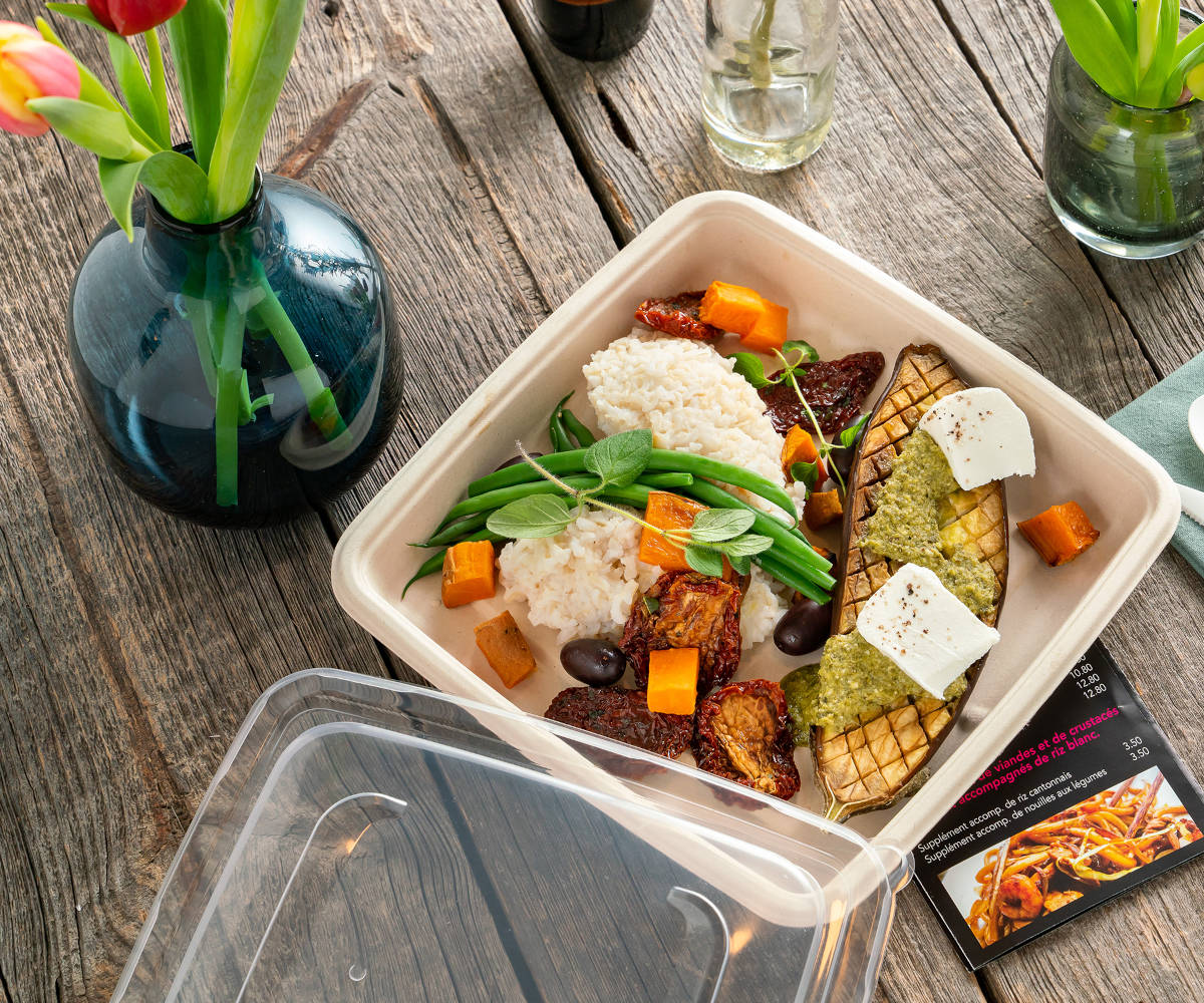 BEPULP Deckel quadratisch PP transparent für 12335/12336/17447, 6x25 Stück