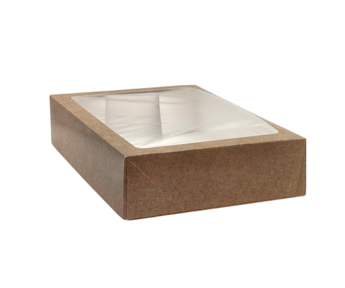 Transportkartons mit Sichtfenster small 357x247x80mm, 70 Stück