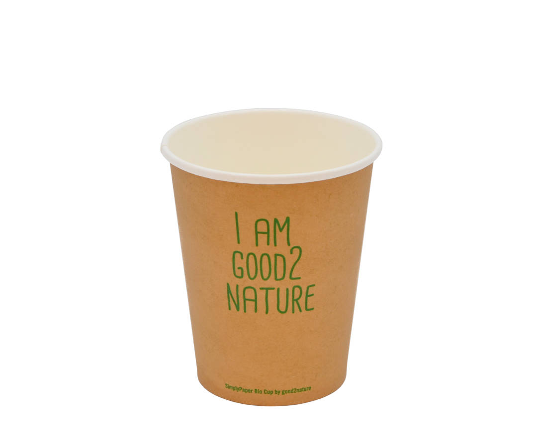 g2n Kaffeebecher SingleWall  ''Simply Paper' 8oz/200ml, 20x50 Stück