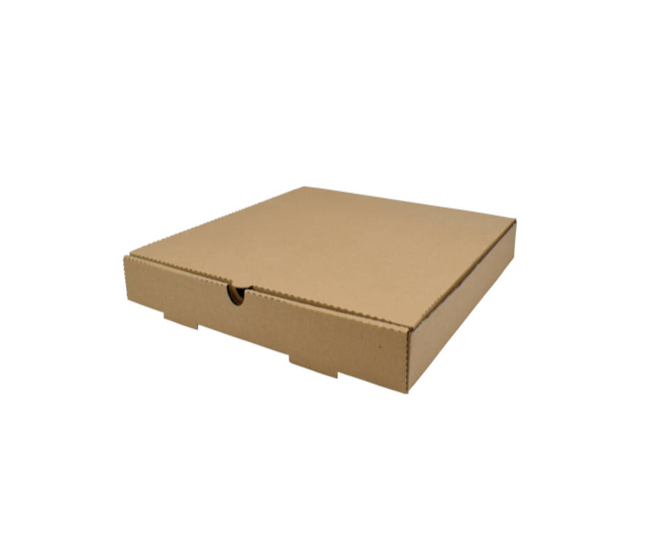 Pizza-Boxen braun 240x240x45mm, 100Stk.