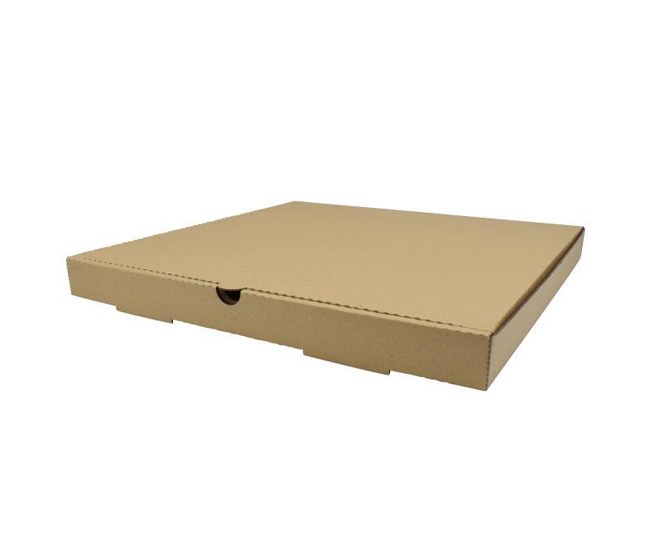 Pizza-Boxen braun 400x400x40mm, 100Stk.