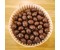 Holzbox rund L 45cl, Ø 118mm, H50mm + PET Baking Cup + Deckel 50 Stück