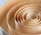 Holzbox rund L 45cl, Ø 118mm, H50mm + PET Baking Cup + Deckel 50 Stück
