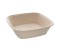BEPULP Schale quadratisch Bagasse 36x36x10cm, 25 Stück