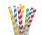 Papiertrinkhalme Premium Bubble-Tea farblich gemischt  12x210mm, 10x138 Stück