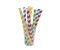 Papiertrinkhalme Premium Bubble-Tea farblich gemischt  12x210mm, 10x138 Stück