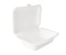 Menübox aus Zuckerrohr 600ml, 136x182x64mm, 20x50 Stück