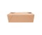 BioBox #3 aus Nano Wellkarton braun/innen weiß 196x140x62mm, 10x20 Stück